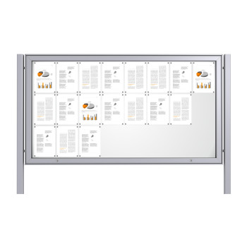Maxi Schaukästen mit Standbeinen - 24xDIN A4