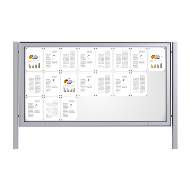 Maxi Schaukästen mit Standbeinen - 24xDIN A4