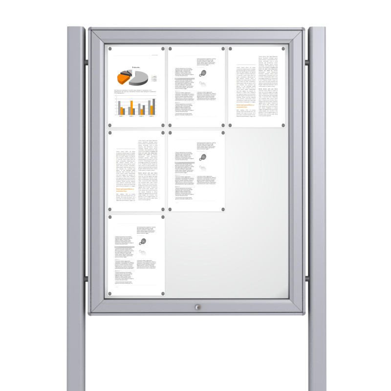 Midi Schaukästen mit Standbeinen - 9xDIN A4