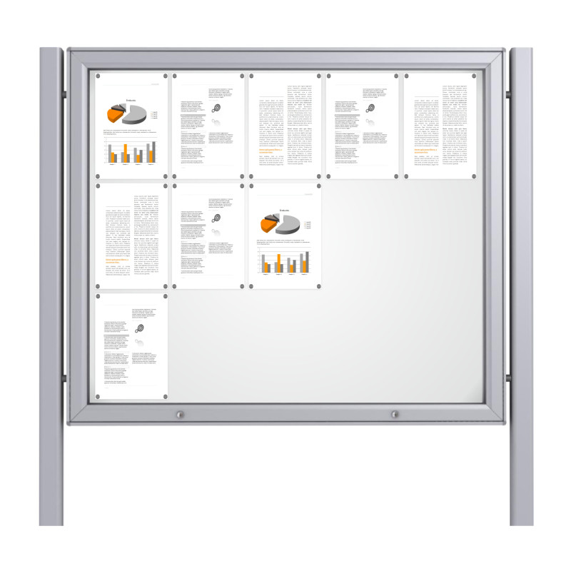 Midi Schaukästen mit Standbeinen - 15xDIN A4