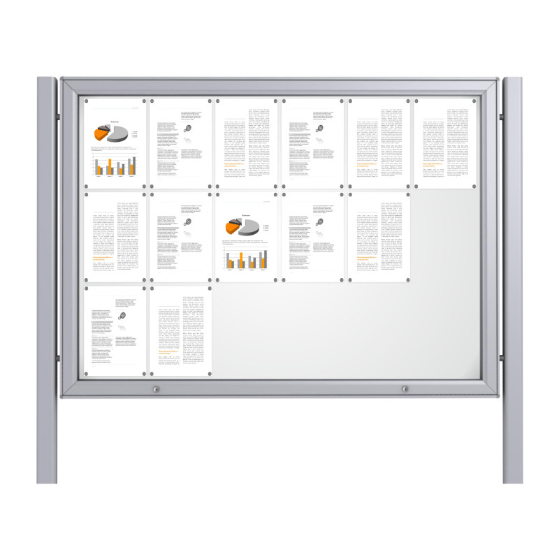 Midi Schaukästen mit Standbeinen - 18xDIN A4