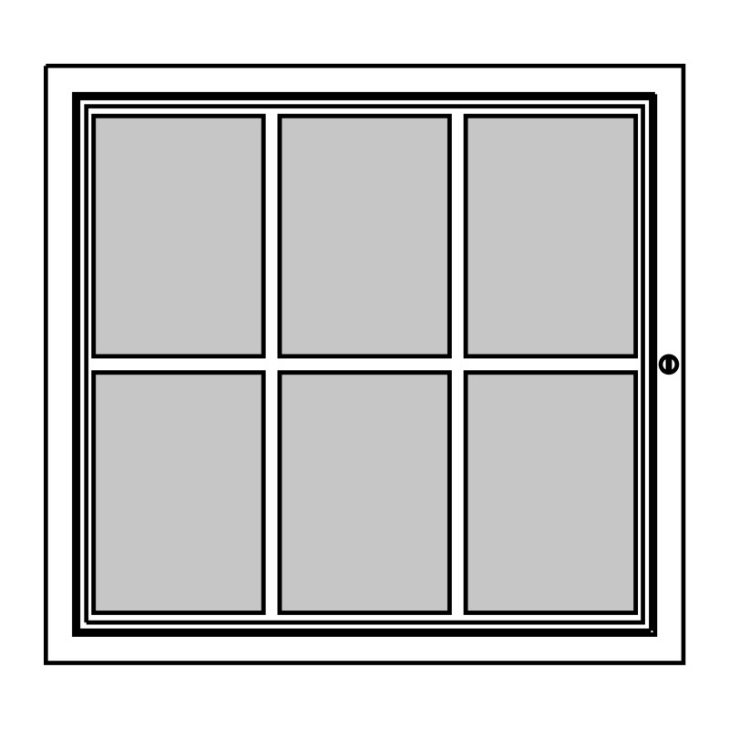 RAL Farbige Schaukästen – 6xDIN A4 - BASIC