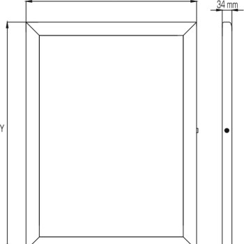 Poster Board - 1xDIN A4 (210x297 mm)